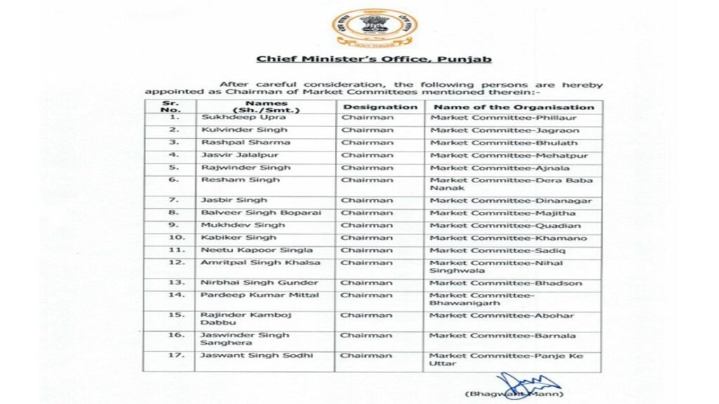 CM भगवंत मान ने नए पदाधिकारियों को दी बधाई, ‘रंगला पंजाब’ टीम में किया स्वागत